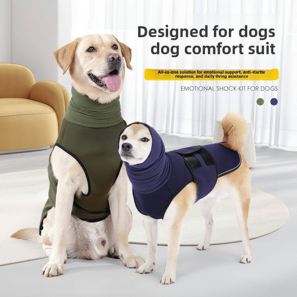 Dog Anxiety Relief Jacket — Calming Pressure Vest, XS to XXXL
