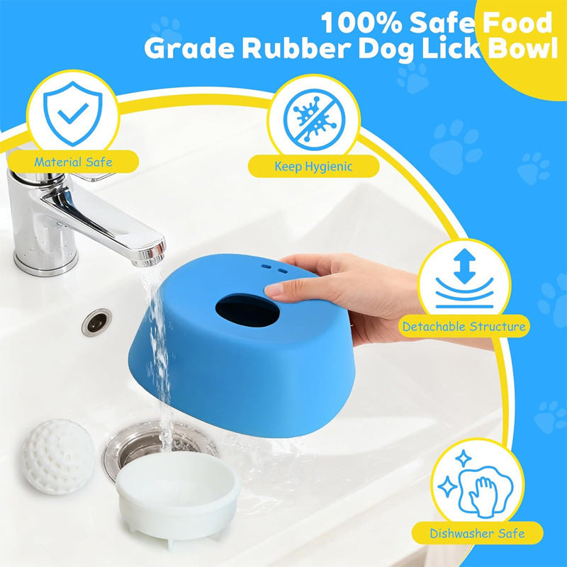 Eco Slow Feeder Dog Bowl – Biodegradable, Anti-Choke, S/L Sizes