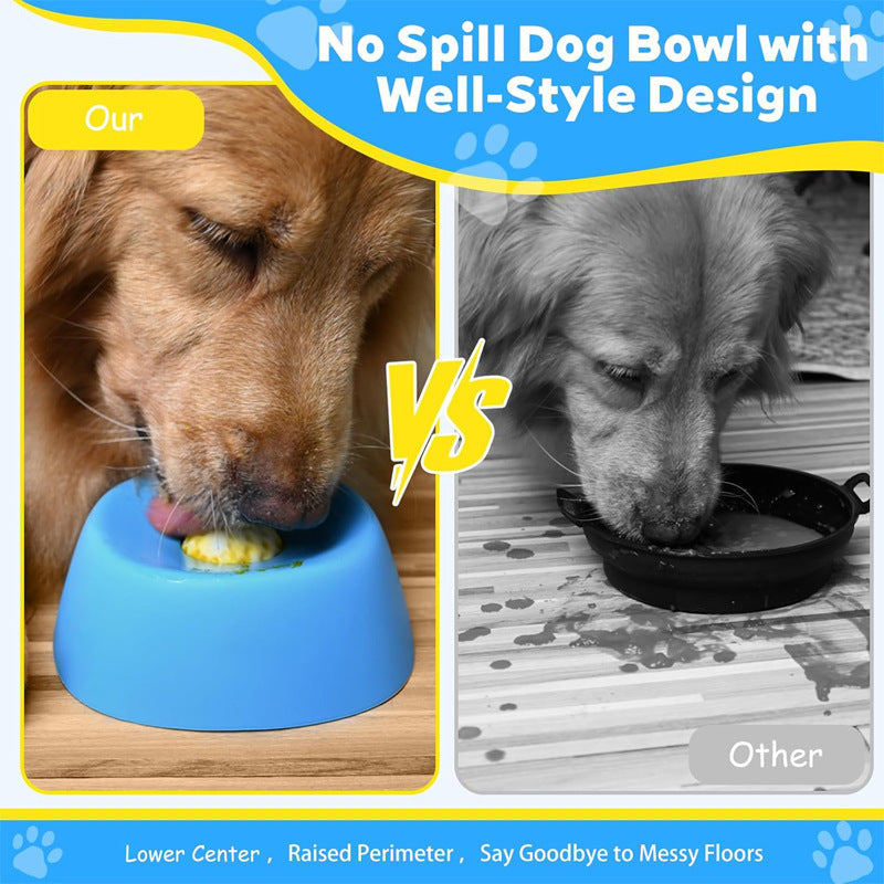 Eco Slow Feeder Dog Bowl – Biodegradable, Anti-Choke, S/L Sizes