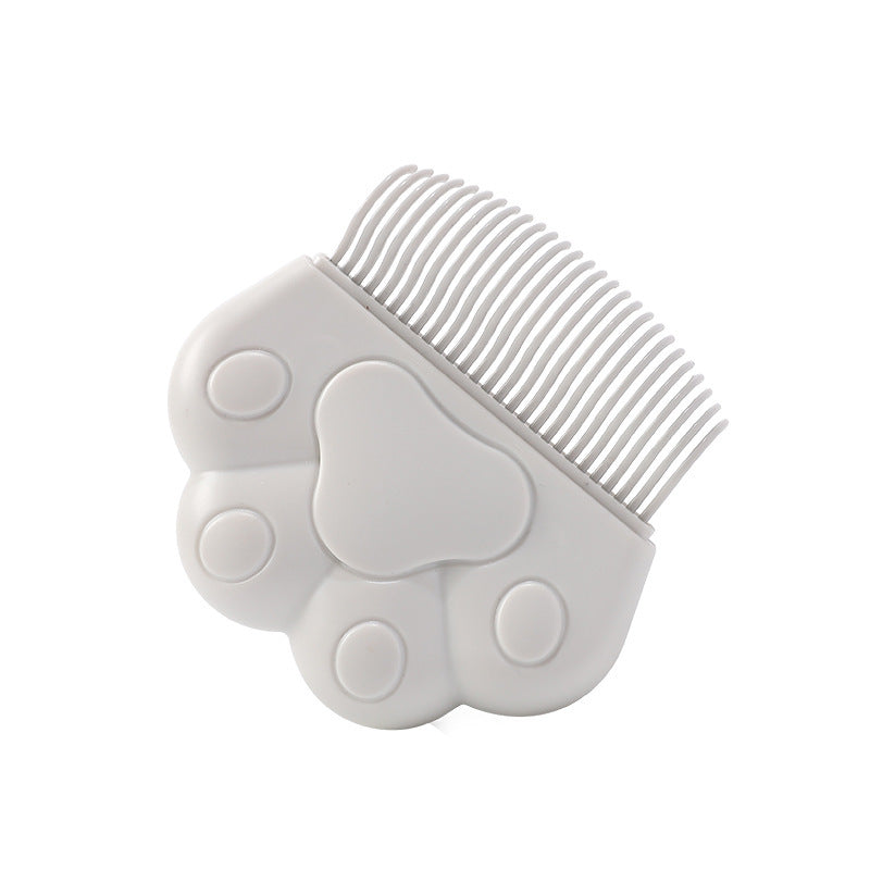 Self-Cleaning Pet Grooming Comb — One-Button, Stainless Steel, Cats & Dogs