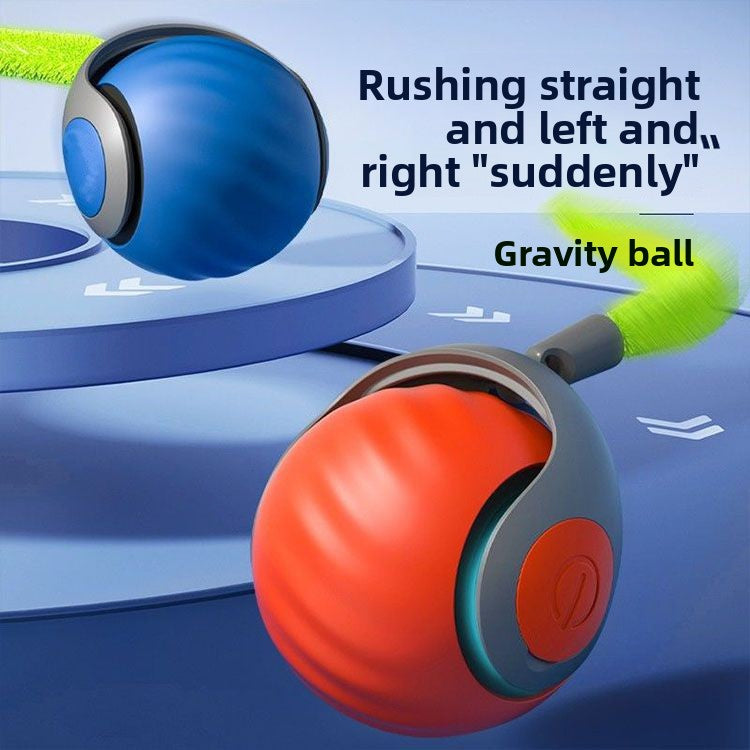 Interactive Cat Toy Ball — Auto Mode, Feather & Sound, 4 Styles