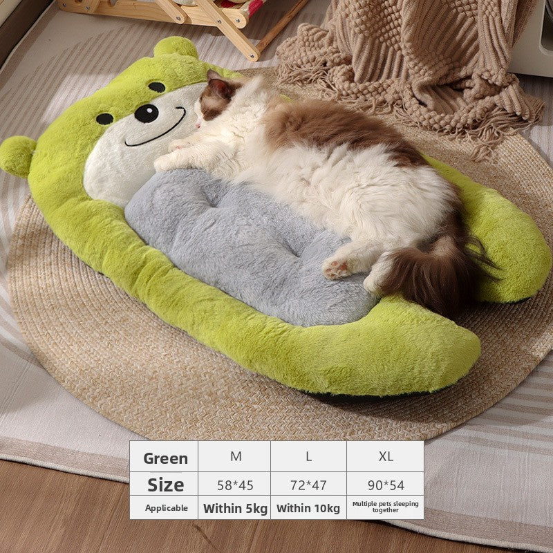 Premium Flannel Pet Sofa Bed — Cozy Nest for Cats & Dogs | 34 Styles