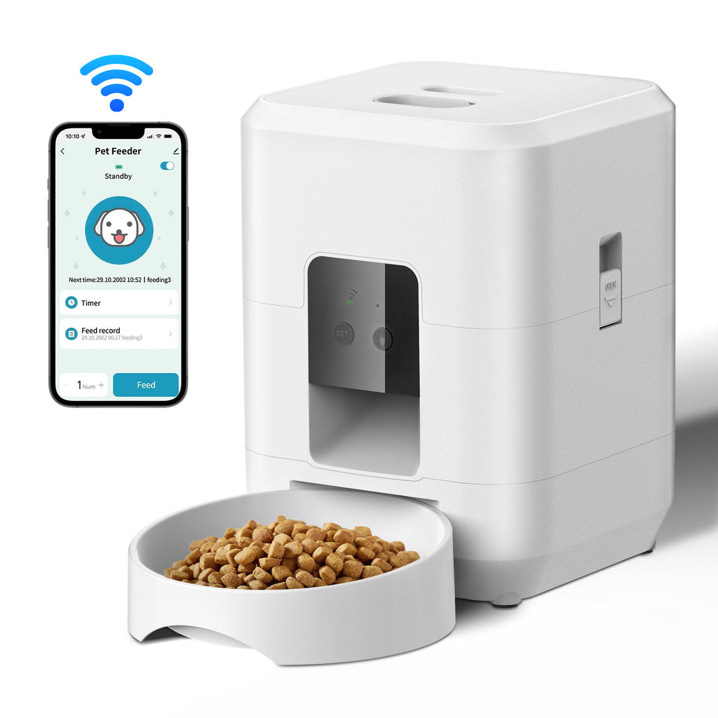 Automatic Pet Feeder with Video and WiFi for Cats and Dogs