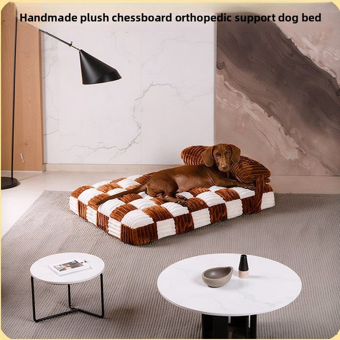 Orthopedic Pet Bed — Memory Foam, Waterproof & Washable