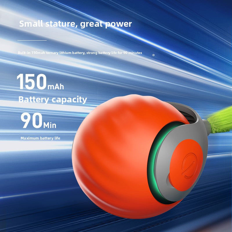 Interactive Cat Toy Ball — Auto Mode, Feather & Sound, 4 Styles