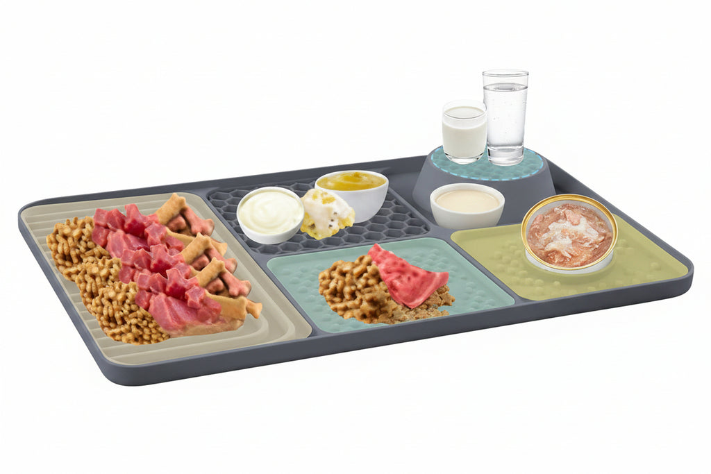 Silicone Slow Feeder Mat for Dogs & Cats | Anti-Choke Non-Slip Lick Mat
