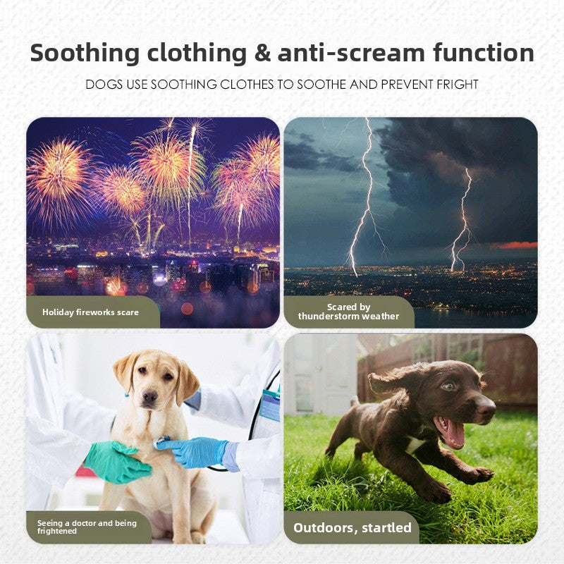 Dog Anxiety Relief Jacket — Calming Pressure Vest, XS to XXXL