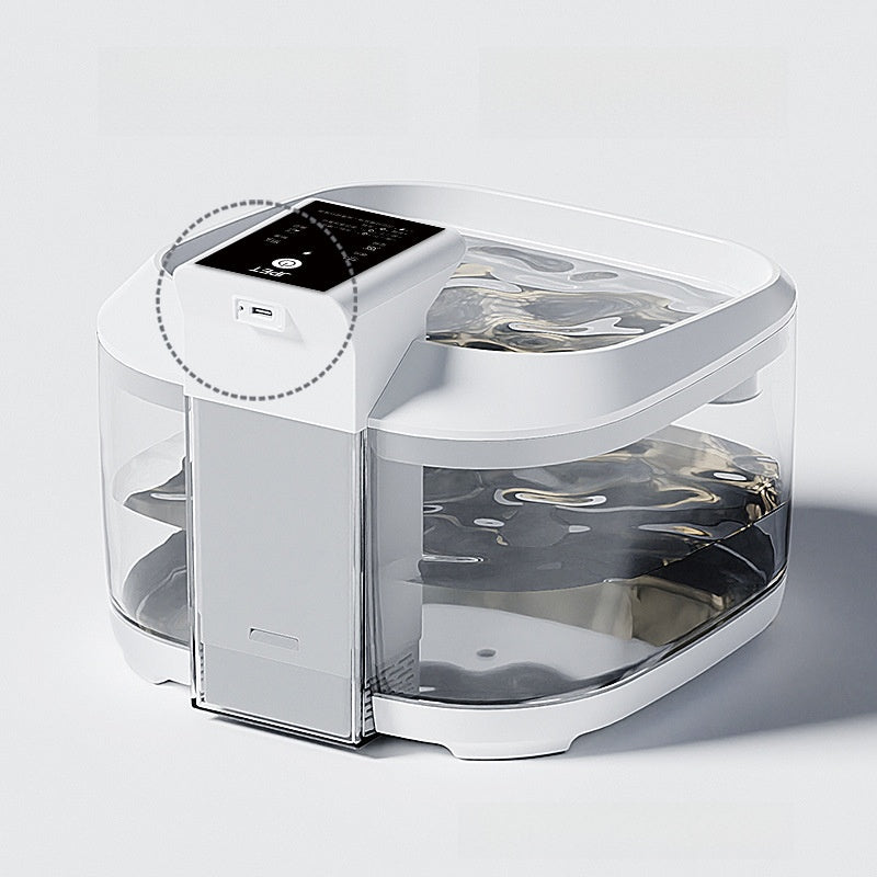 Automatic Cat Water Fountain — 5000mAh Wireless, Stainless Steel, USB-C