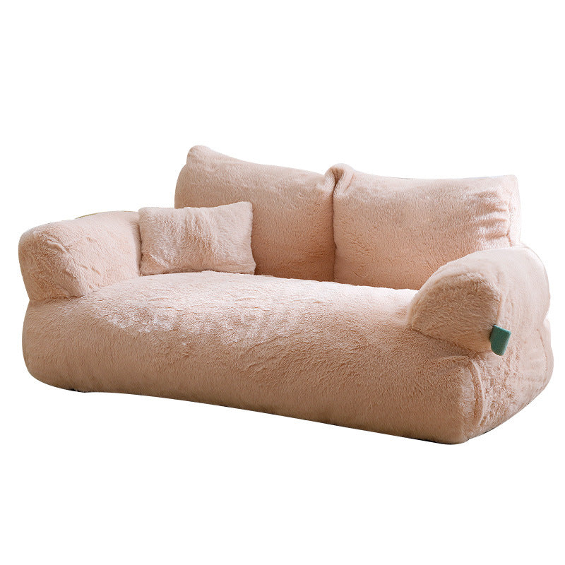 Premium Flannel Pet Sofa Bed — Cozy Nest for Cats & Dogs | 34 Styles