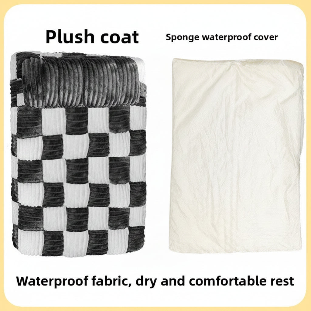 Orthopedic Pet Bed — Memory Foam, Waterproof & Washable