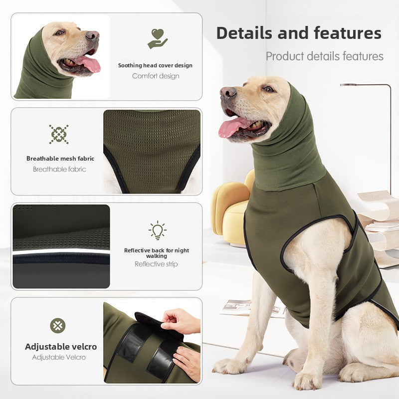Dog Anxiety Relief Jacket — Calming Pressure Vest, XS to XXXL