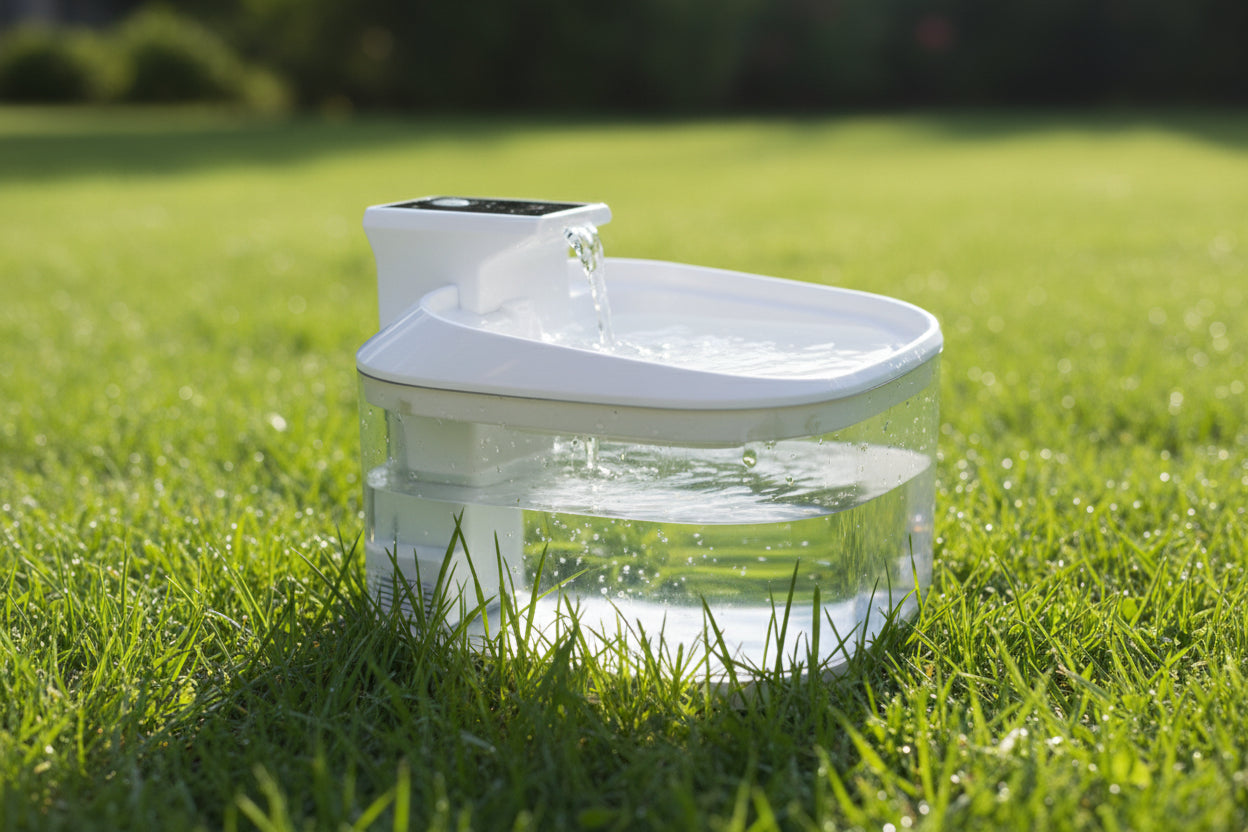 Automatic Cat Water Fountain — 5000mAh Wireless, Stainless Steel, USB-C