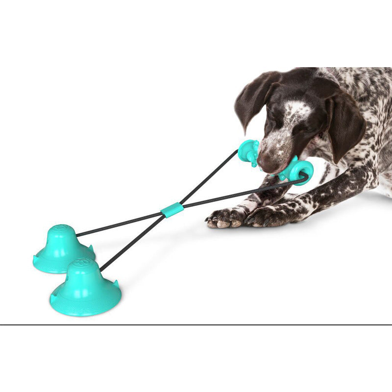 Dog Suction Cup Tug Toy — Molar Bite Rope & Tooth Cleaning