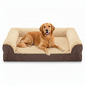 Orthopedic Bolster Dog Bed — Memory Foam, Washable & Anti-Anxiety