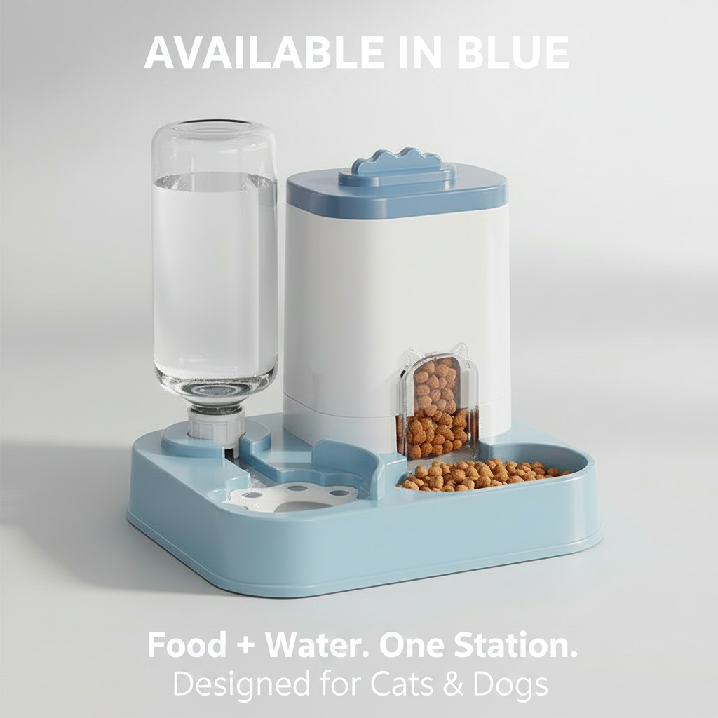 Auto Feeder Blue with Text