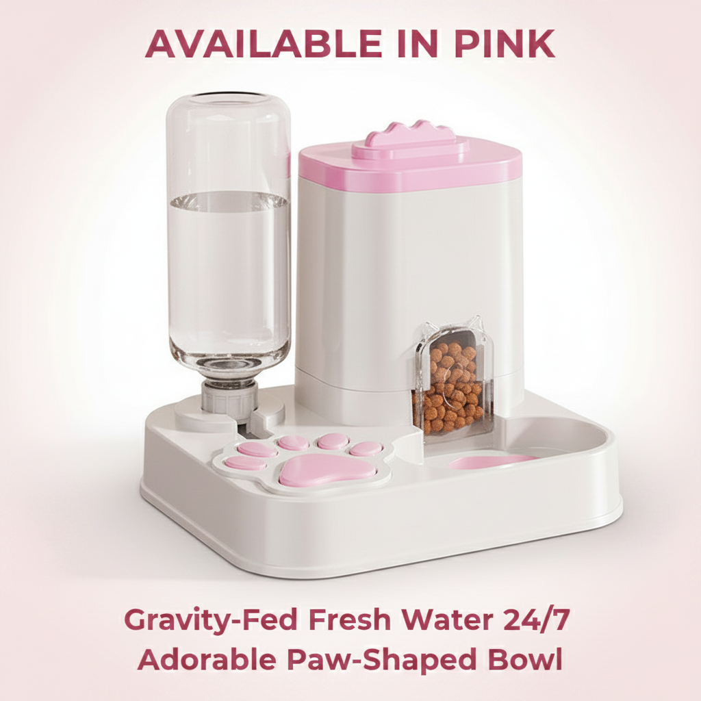 Auto Feeder Pink with Text