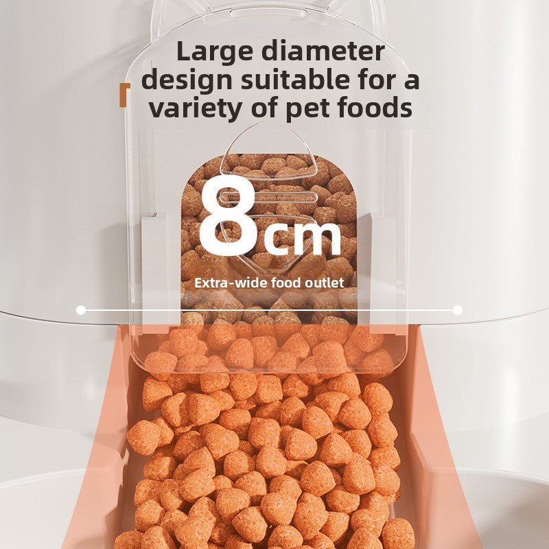 2-in-1 Automatic Pet Feeder & Water Dispenser