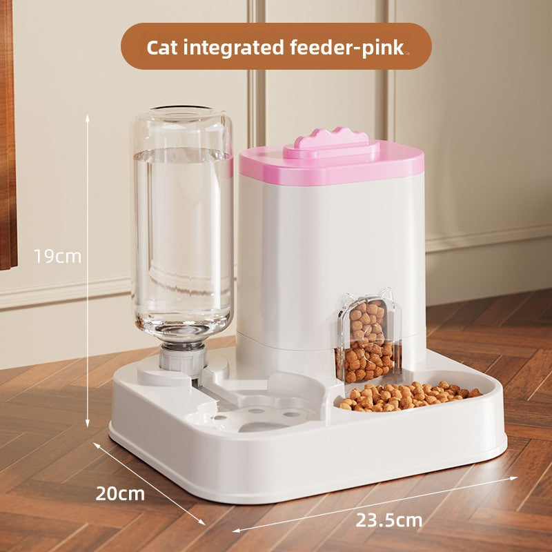 2-in-1 Automatic Pet Feeder & Water Dispenser