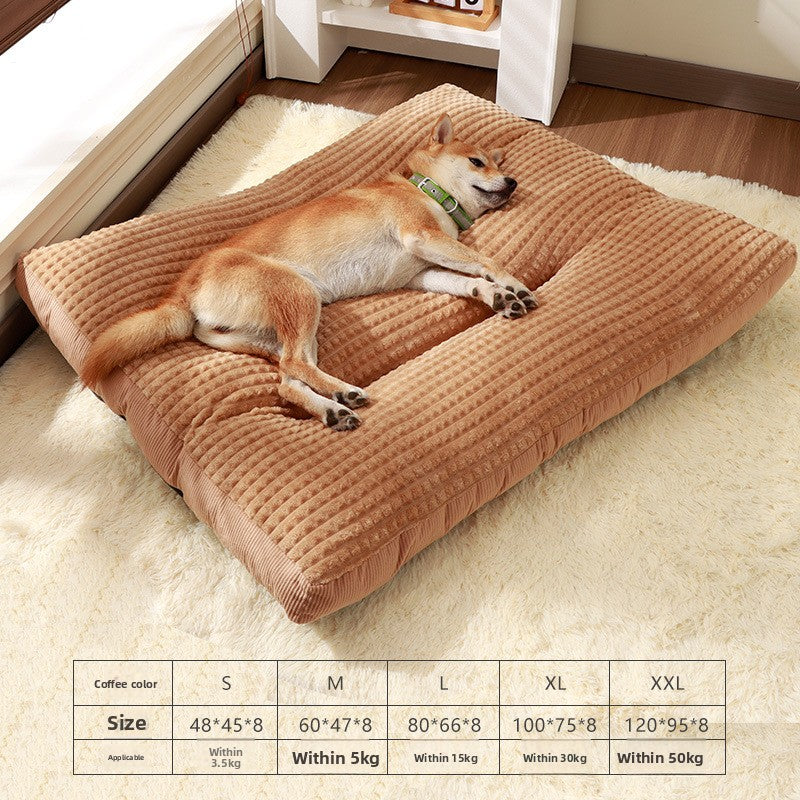 Premium Flannel Pet Sofa Bed — Cozy Nest for Cats & Dogs | 34 Styles