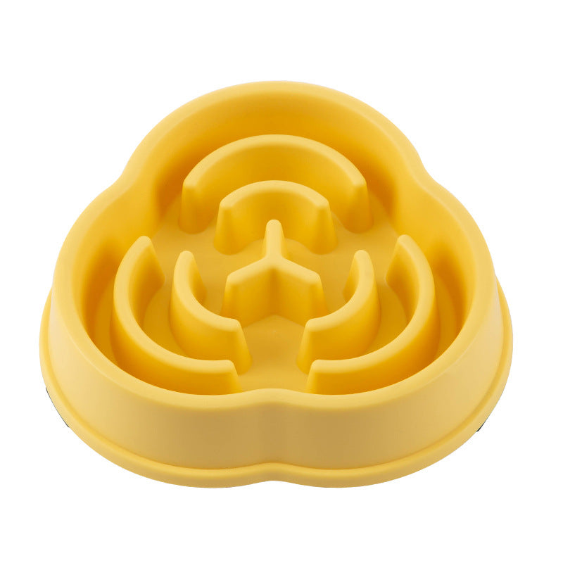 Silicone Slow Feeder Dog Bowl – Anti-Choke, 4 Colors, Small/Medium Dogs