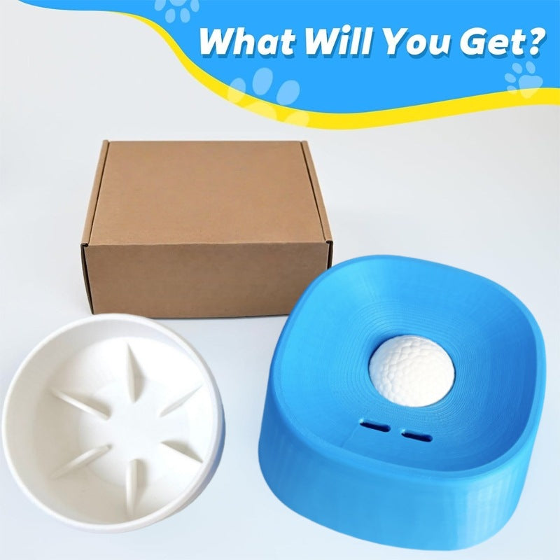 Eco Slow Feeder Dog Bowl – Biodegradable, Anti-Choke, S/L Sizes