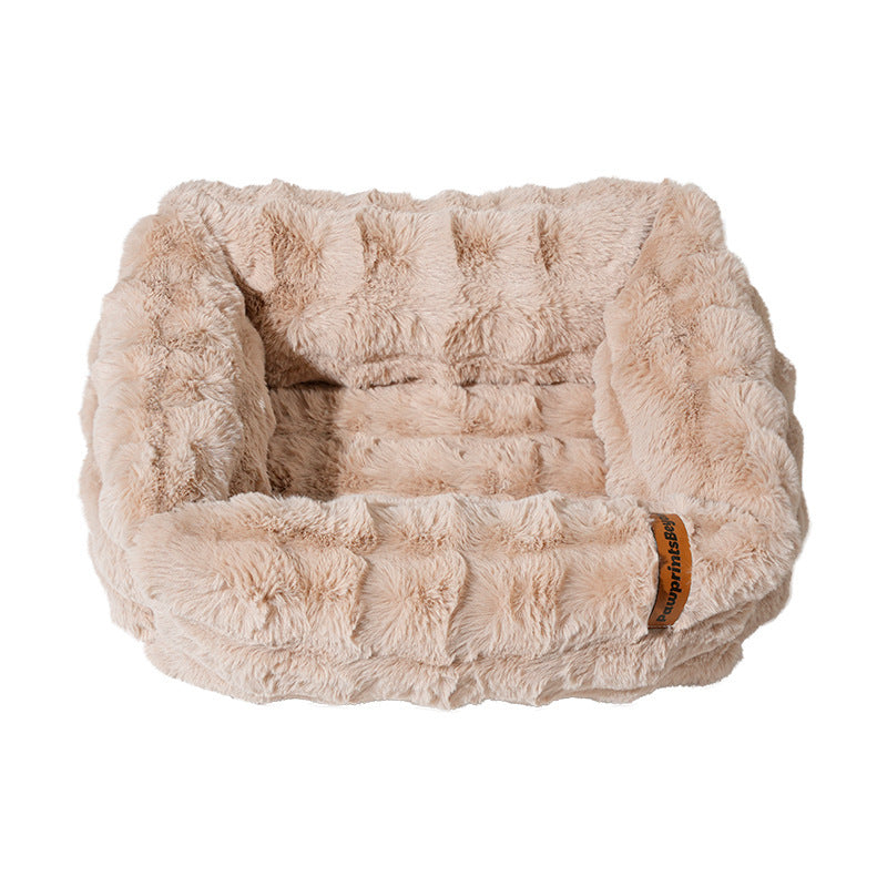 Foam Plush Cat Bed – Soft & Cozy Sleeping Nest