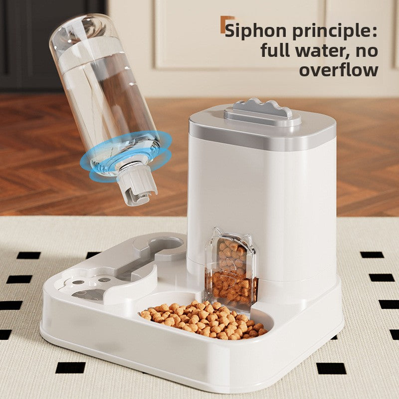 2-in-1 Automatic Pet Feeder & Water Dispenser