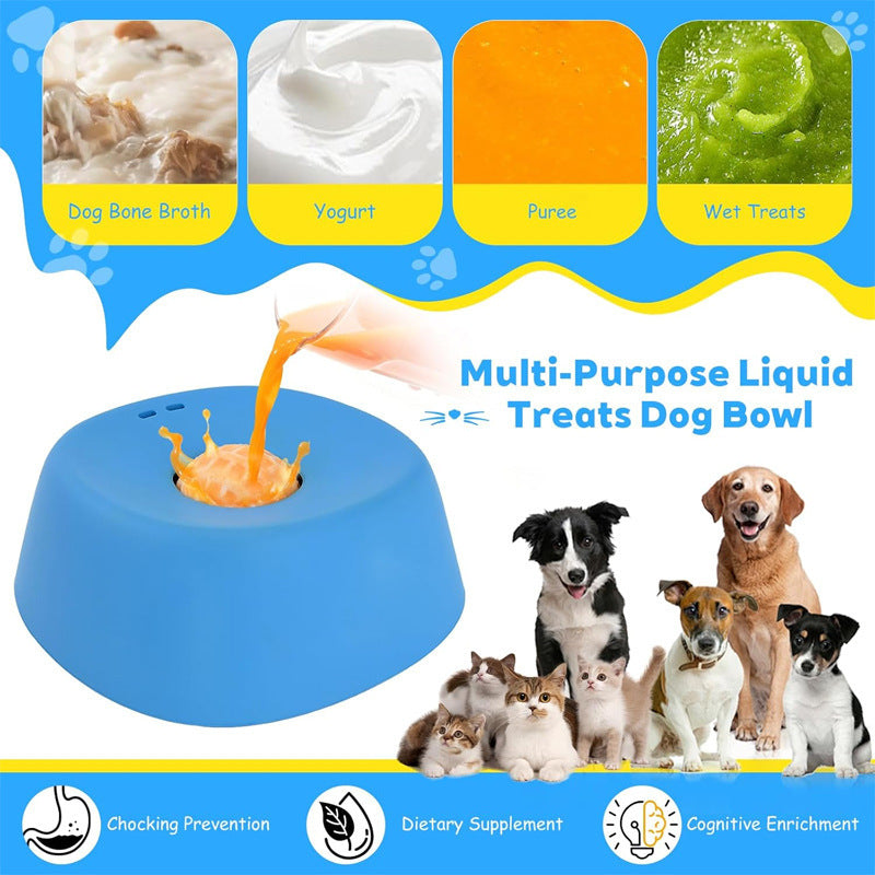 Eco Slow Feeder Dog Bowl – Biodegradable, Anti-Choke, S/L Sizes